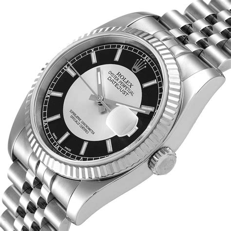 tuxedo dial watch|rolex datejust 116234 men's watch.